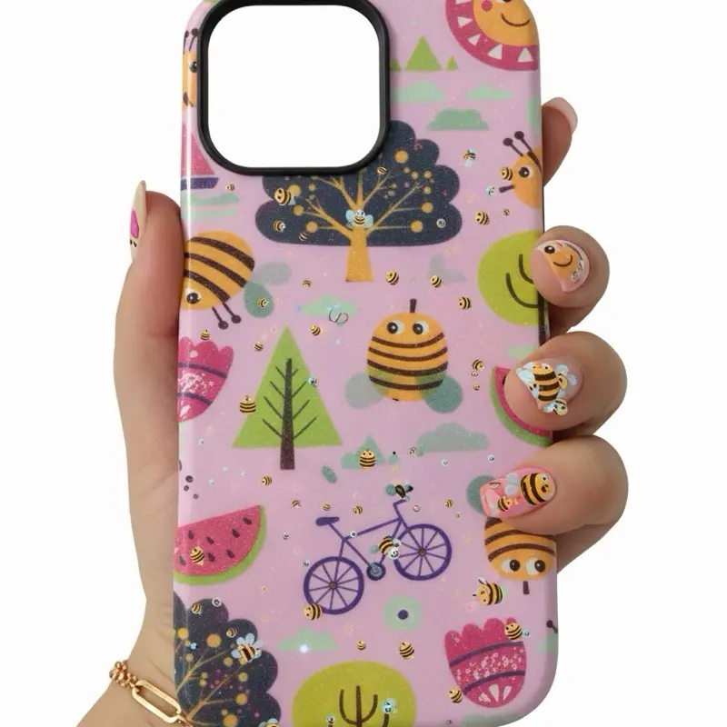 Picnic Bee Design phone case Picnic Bee Design phone case