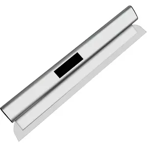 Skimming Blade, 40-Inch Smoothing Knife With European Stainless Steel Construction, Aluminum Blade Profile Smoothing Knockdown Spatula For Gyprock, Drywall, Wall Board, Plastering, Taping Finish, Durable Build, Easy Clean