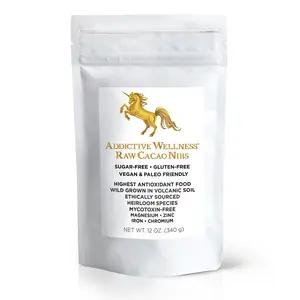 Raw Cacao Nibs - Heirloom Mycotoxin-Free Arriba Nacional Chocolate Fermented Cocoa