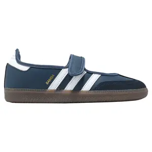 adidas Samba Jane Crew Navy White IH6484 Women's Fashion Shoes New