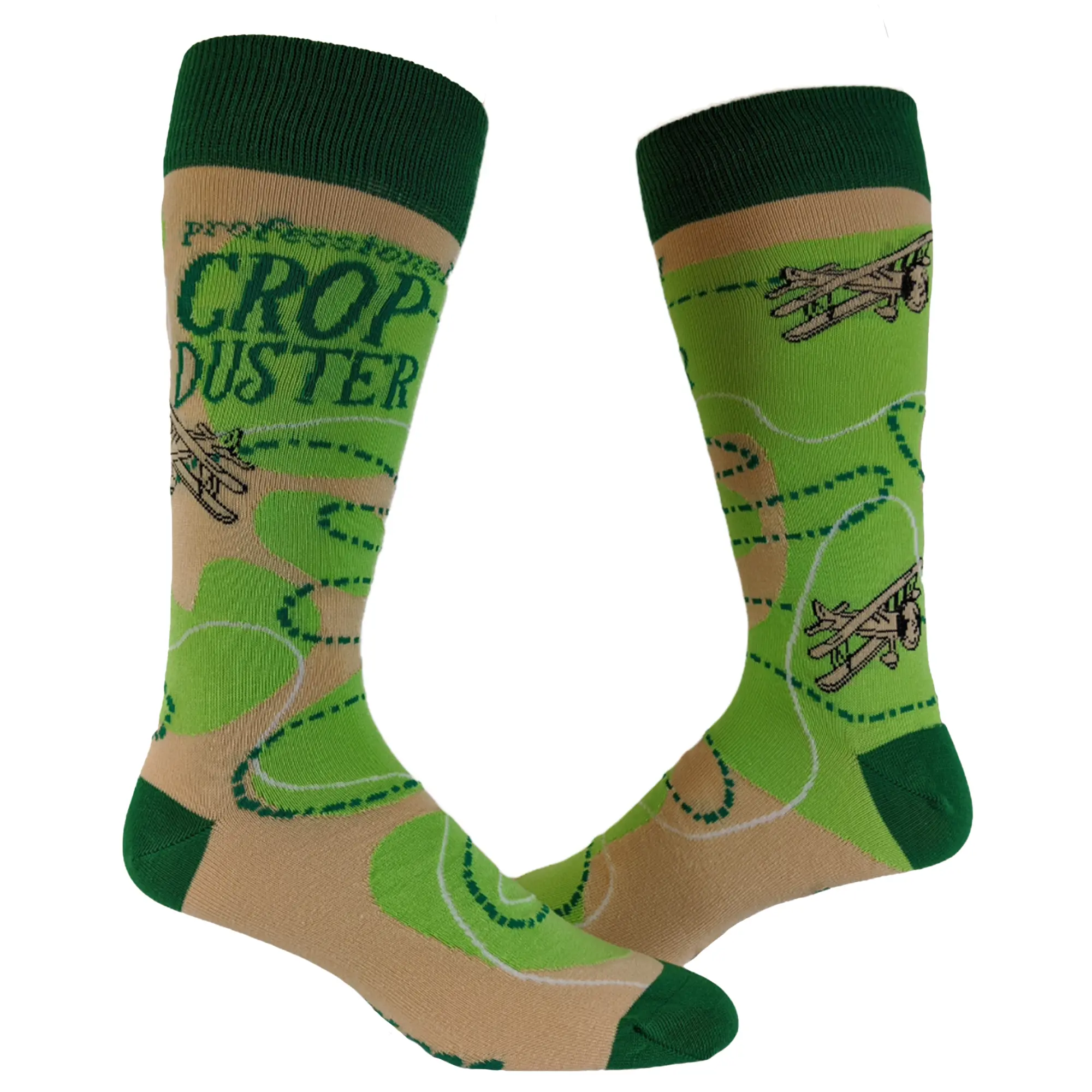 Mens Crop Duster Socks Funny Farting Dad Joke Graphic Footwear Funny Graphic Socks Comfortable Fitted Spandex Cotton