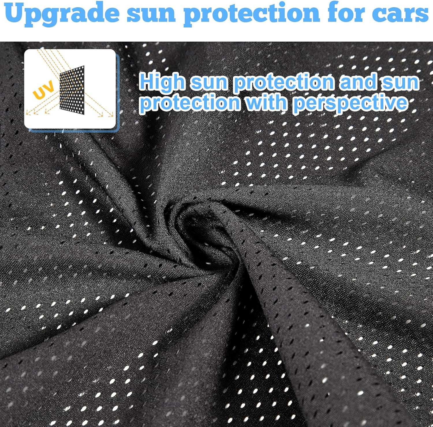 2Pcs Semi Trucks Window Shades, Side Window Sunshade for Truck with Suction Cups, 20"x23" for Volvo VNL, International Trucks, Freightliner Semi-Trailer Sunshade Accessories