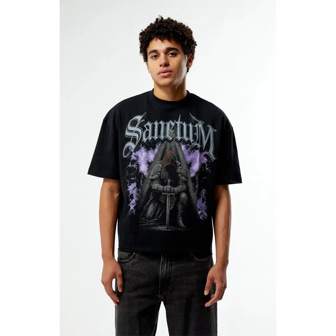 Pacsun Men's Sanctum Cropped Boxy T-Shirt