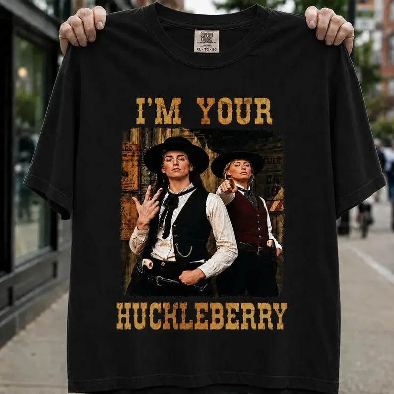 Comfort Colors Sophie Cunningham I'm Your Huckleberry Shirt, Vintage Basketball Tee, Funny Fever Fan Gift, Western Graphic Shirt