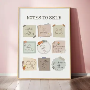 [SALE UP TO 40%] [Unframed] Inspirational Wall Decor | Motivational Wall Art | Office Wall Art | Home Office Decor | Mental Health Prints | Motivational Poster Prints