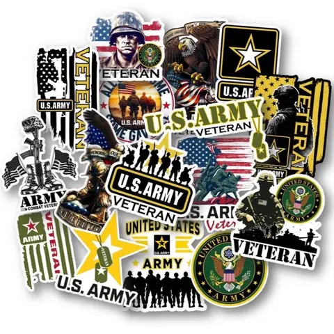 US Army Veteran Military Decal Sticker Pack