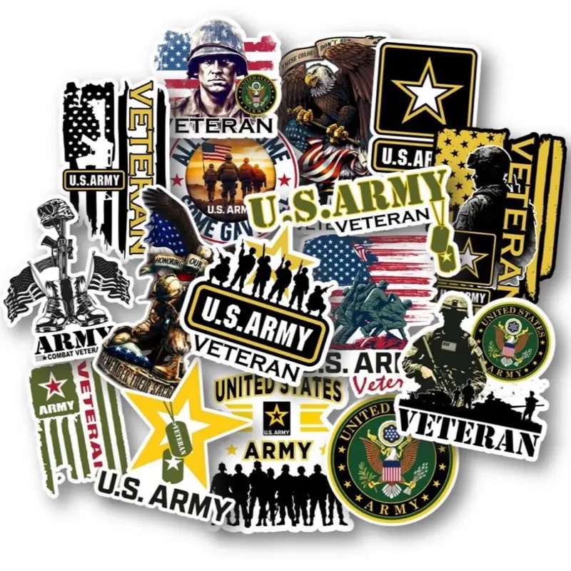 US Army Veteran Military Decal Sticker Pack