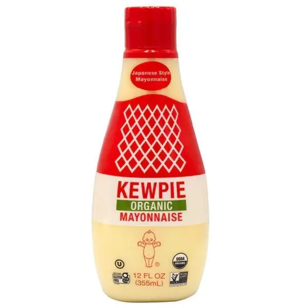 KEWPIE Organic Japanese Mayonnaise 355ml - Premium Egg Yolk Dressing for Sushi, Salad, Fruits & Vegetables Flavor