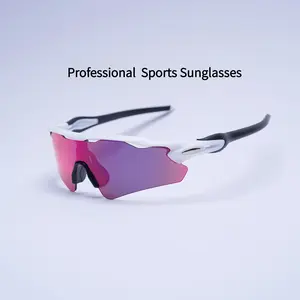Unisex Sports Sunglasses, Flexible Sport Glasses & Stylish Shades, Shatterproof PC Lens, Full UV Protection, Anti-Glare & Windproof for Cycling, Running, Driving, Fishing, Hiking, EBike, Golf & Outdoor Sports biking performance eyewear road