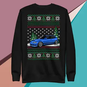 Ugly Christmas Sweater - Honda Civic EG