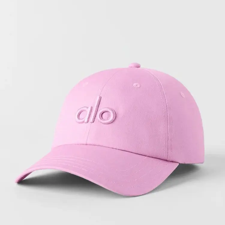 Women's Performance District Trucker Hat - Off-Duty Minimalist White Baseball Cap with Black Letter "O" Design, 100% Polyester, Sun Protection, Durable Outdoor Headwear for Running & Activities
