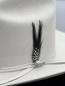 ORIGINAL STETSON FEATHER (PACK OF 2) (BLACK)