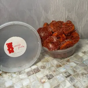 SWEET & SPICY PEACH RINGS Sour Snack