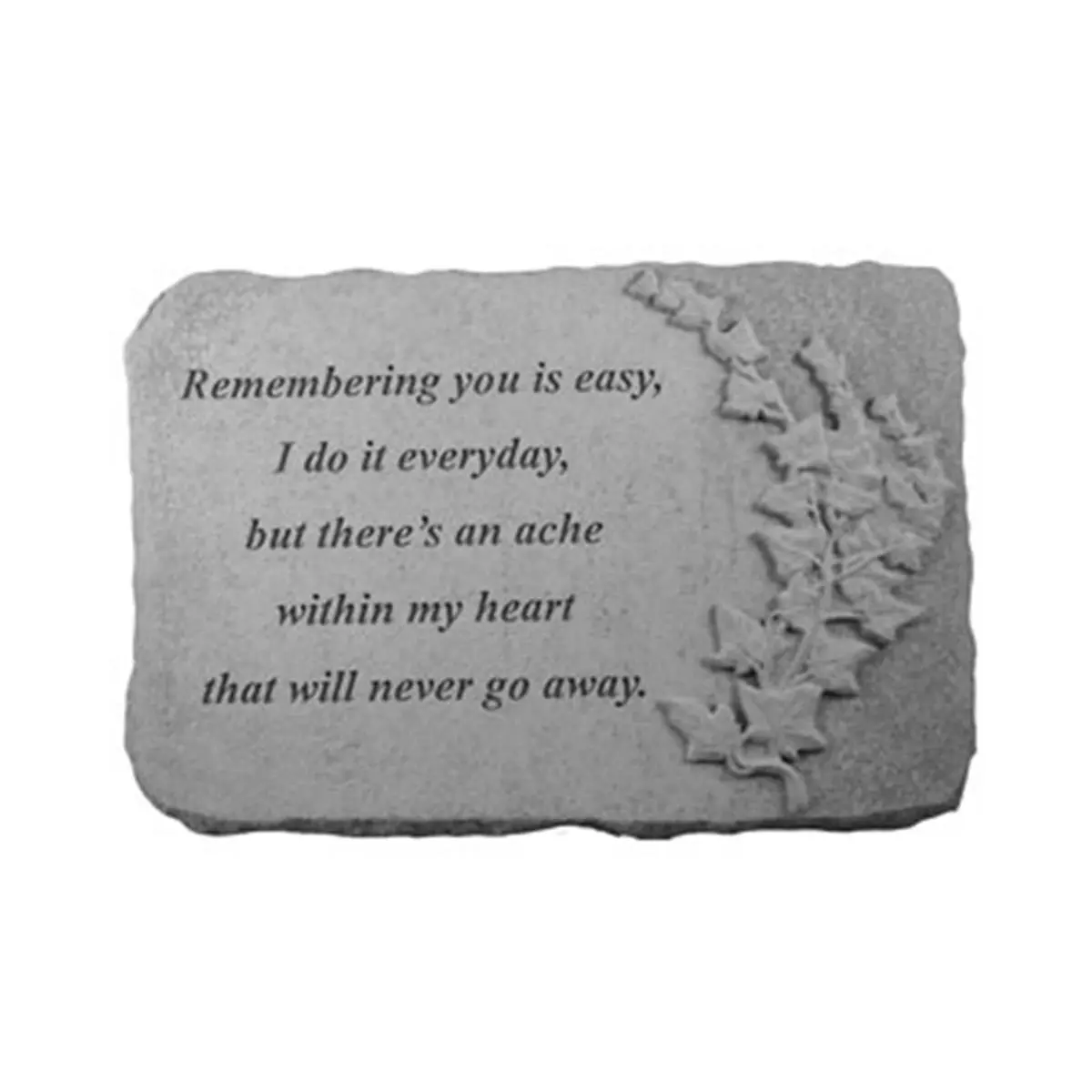 Kay Berry Remembering You Memorial Stone, Ivory