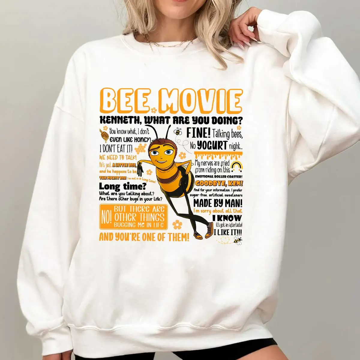 Bee Movie Shirt, Funny Meme Movie Quote, Film Shirt Sweatshirt Hoodie
