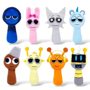 Sprunki Brain Rot Plushies Pack of 8 – 8 Inches Funny Meme Plush Toys Cute Collectible Soft Dolls Gift for Kids & Teens Viral TikTok Characters