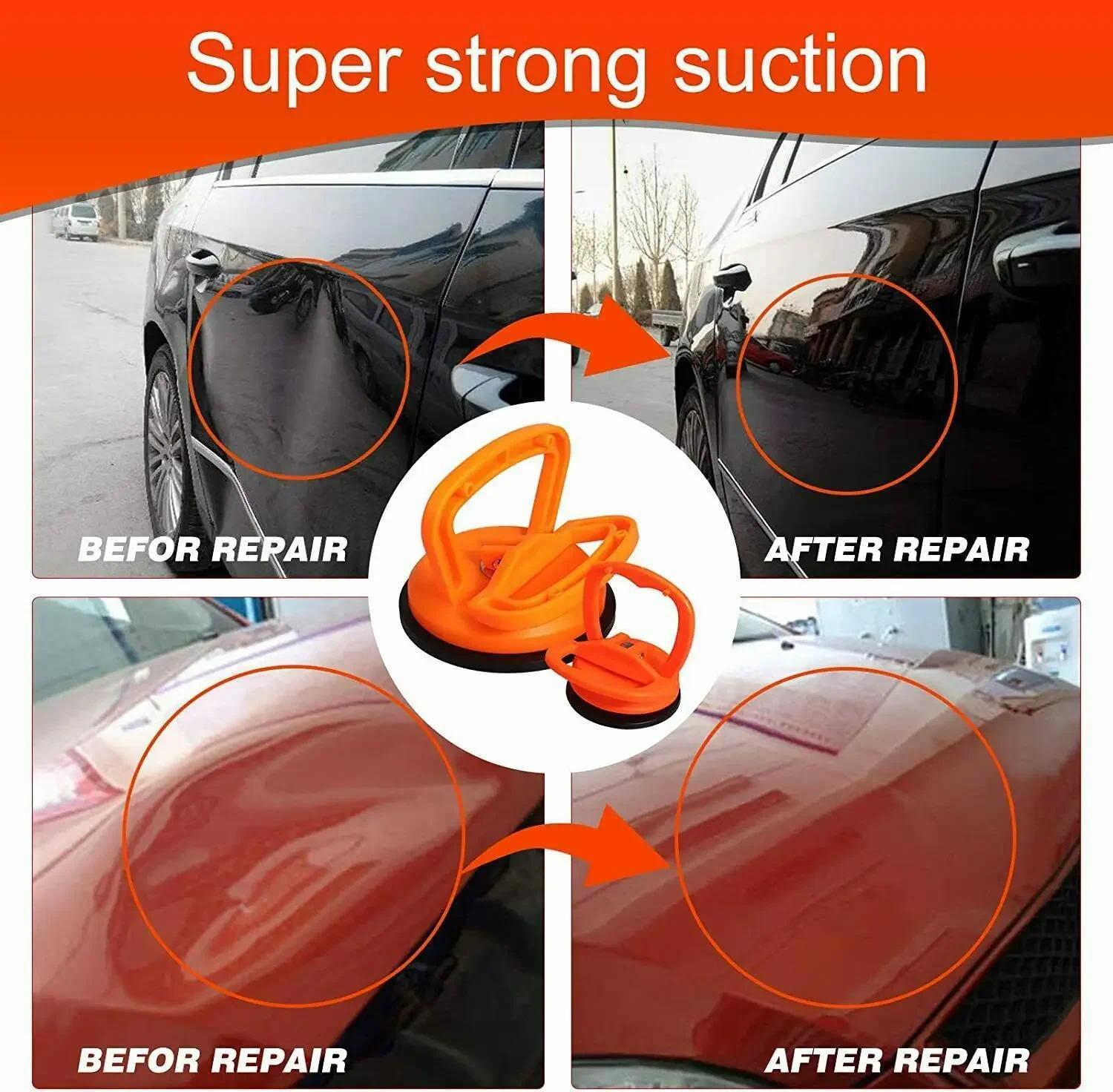 Car Dent Remover Vehicle Dent Puller Handle Lifter, Suction Cup Dent Puller for Car Body Dent, Glass, Tiles and Mirror