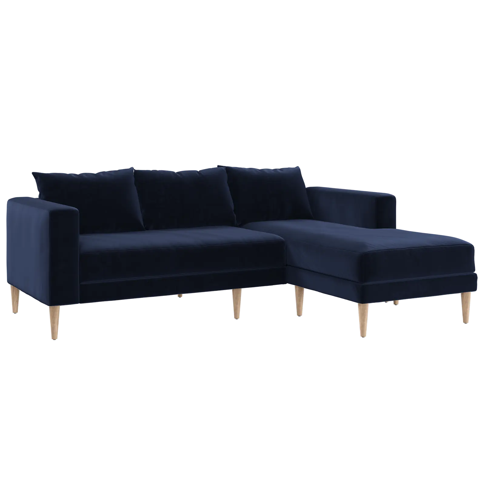 The Essential Sectional in Recycled Velvet