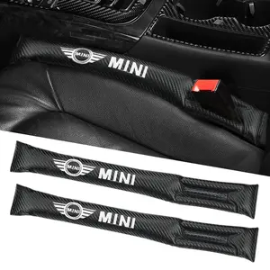2Pcs Car Seat Gap Filler Soft Padding Leakproof Pads Plug For Mini Cooper One S JCW Countryman Clubman R56 R53 R57 R59 R60 F55 F56 Auto Accessories Car Interior Accessory