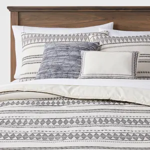 5pc Tatiana Global Woven Stripe Cotton Comforter Set - Threshold