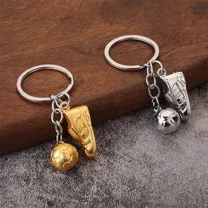 Football Keychain – World Cup Merchandise, Soccer Shoe Charm, Sports Souvenir, Small Gift, Football Key Pendant