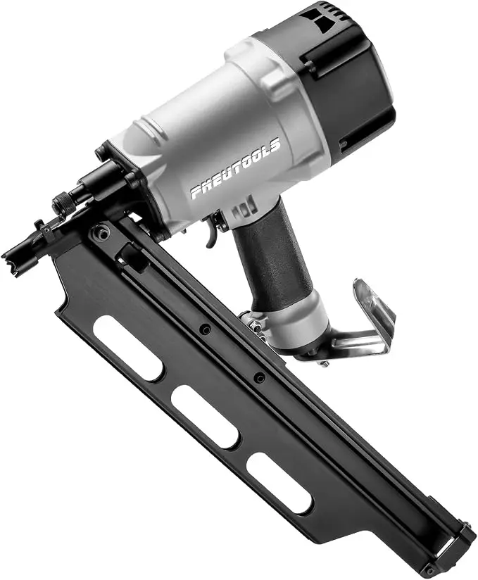 PneuTools SN2283H-AD 21 Degree Framing Nailer | Adjustable-Depth, Rafter Hook