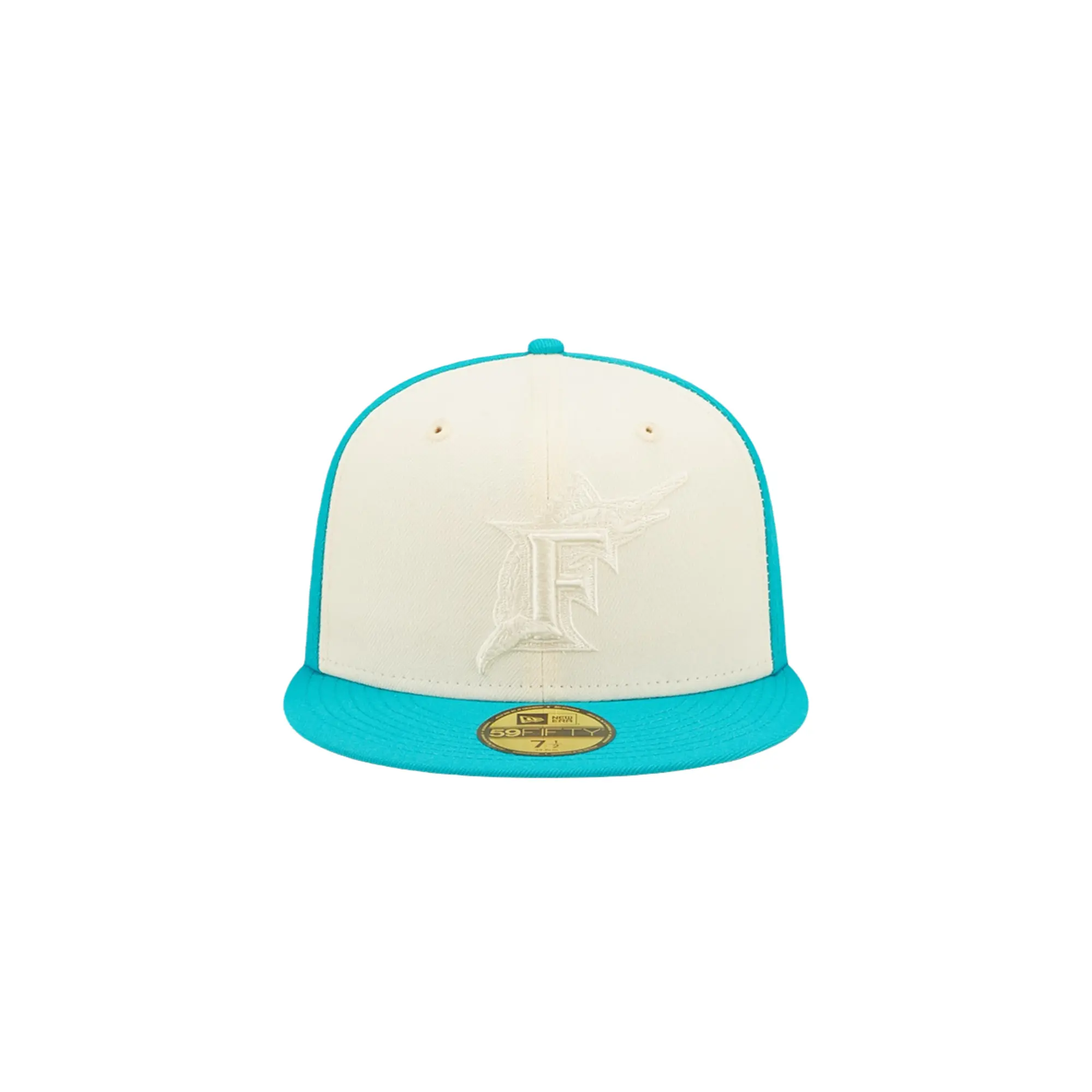 59Fifty MLB Florida Marlins Tonal 2-Tone Fitted Hat "Teal" 60243587