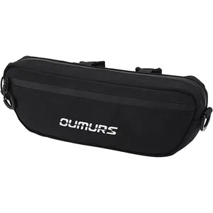 Oumurs Universal 1680D Handlebar Bag Water-resistant bike handle bar bag Reflective Front Storage Bag Compatible with Sur-Ron Light Bee X and S X160 X260 Talaria Motorcycle Electric Dirt Bike