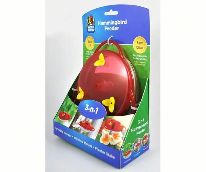 Classic Brands LLC 3-in-1 Hummingbird Feeder for Bird Lovers, 0.75 lbs, 3 in Depth, 6.5 in Width, 9 in Height