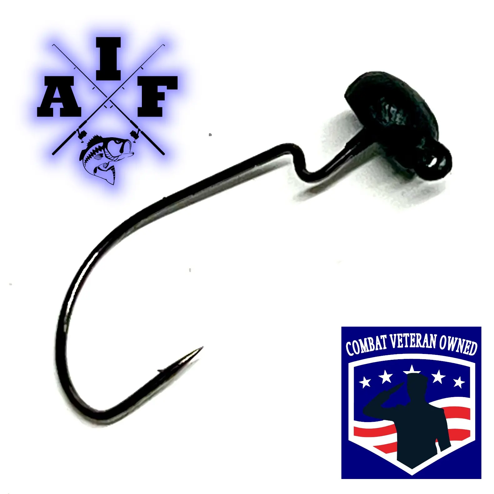 10ct NED RIG JIG HEADS Weedless 2/0 Victory EWG Hook (Choose Weight and Color)