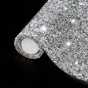 Rhinestone Sticker Sheet, 1 Sheet Self Adhesive Glitter DIY Craft Sticker, Decorative Sticker for Gift Wrapping, Bag Decoration, Self Adhesive Stickers, Decal Sticker