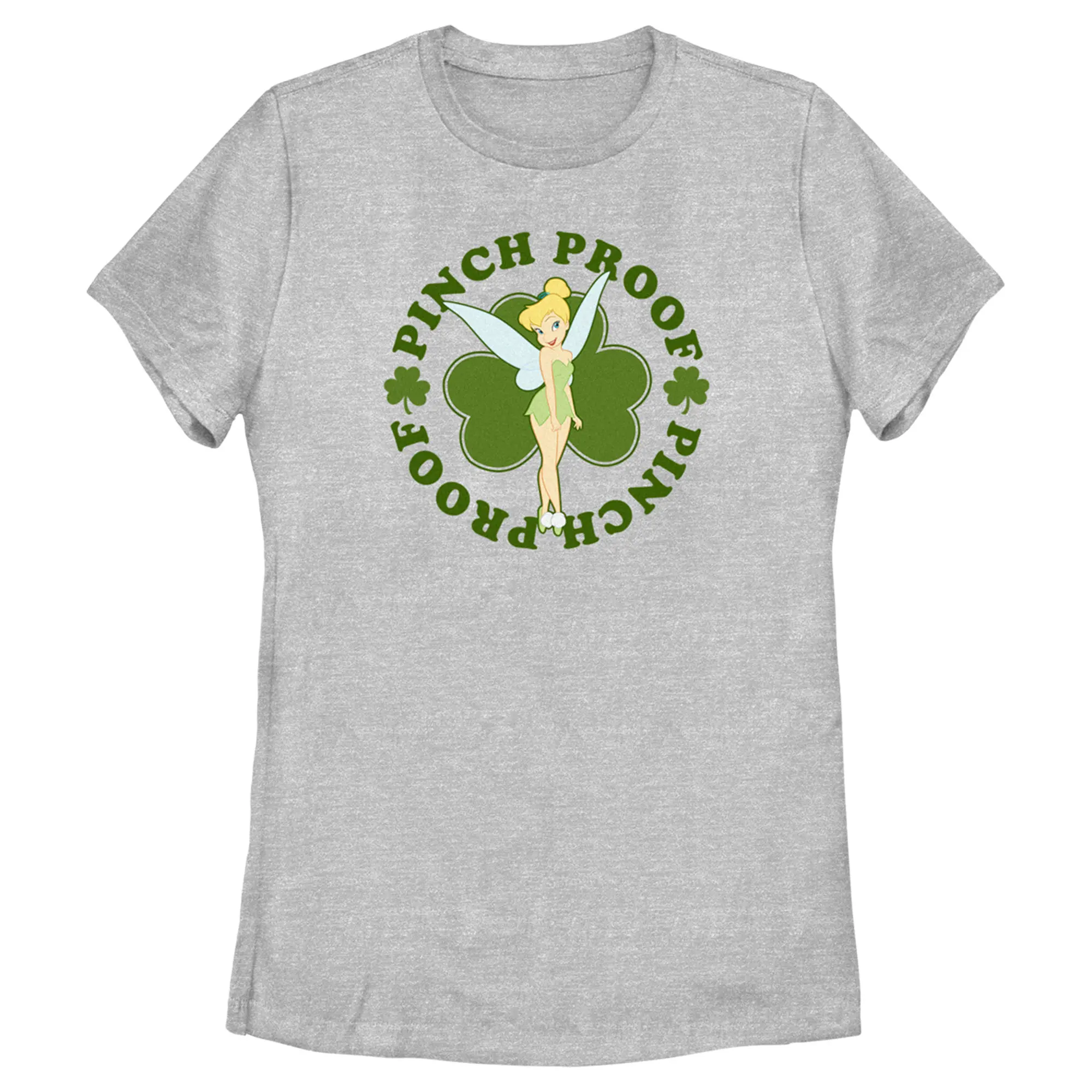 Women's Peter Pan St. Patrick's Day Pinch Proof Tinkerbell T-Shirt