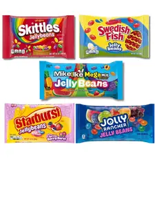 Jelly Beans Variety Pack - 5 Full Size Bags - 4 lb Fruity Assorted Jellybeans - Easter Candy Assortment Bundle