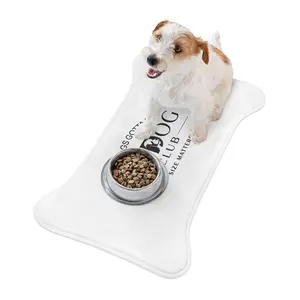 Big Dog Club Bone Feeding Mat — "Big Dogs Gotta Eat" Pet Placemat