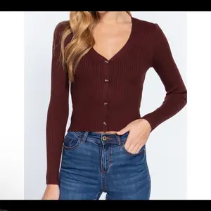 Burgandy Sweater Top