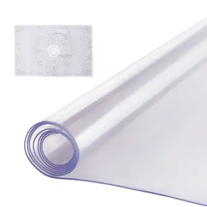 【Spotlight Day】VEVOR PVC Table Protector 24x48 Inch Clear Plastic Desk Protector 2.0mm Thick