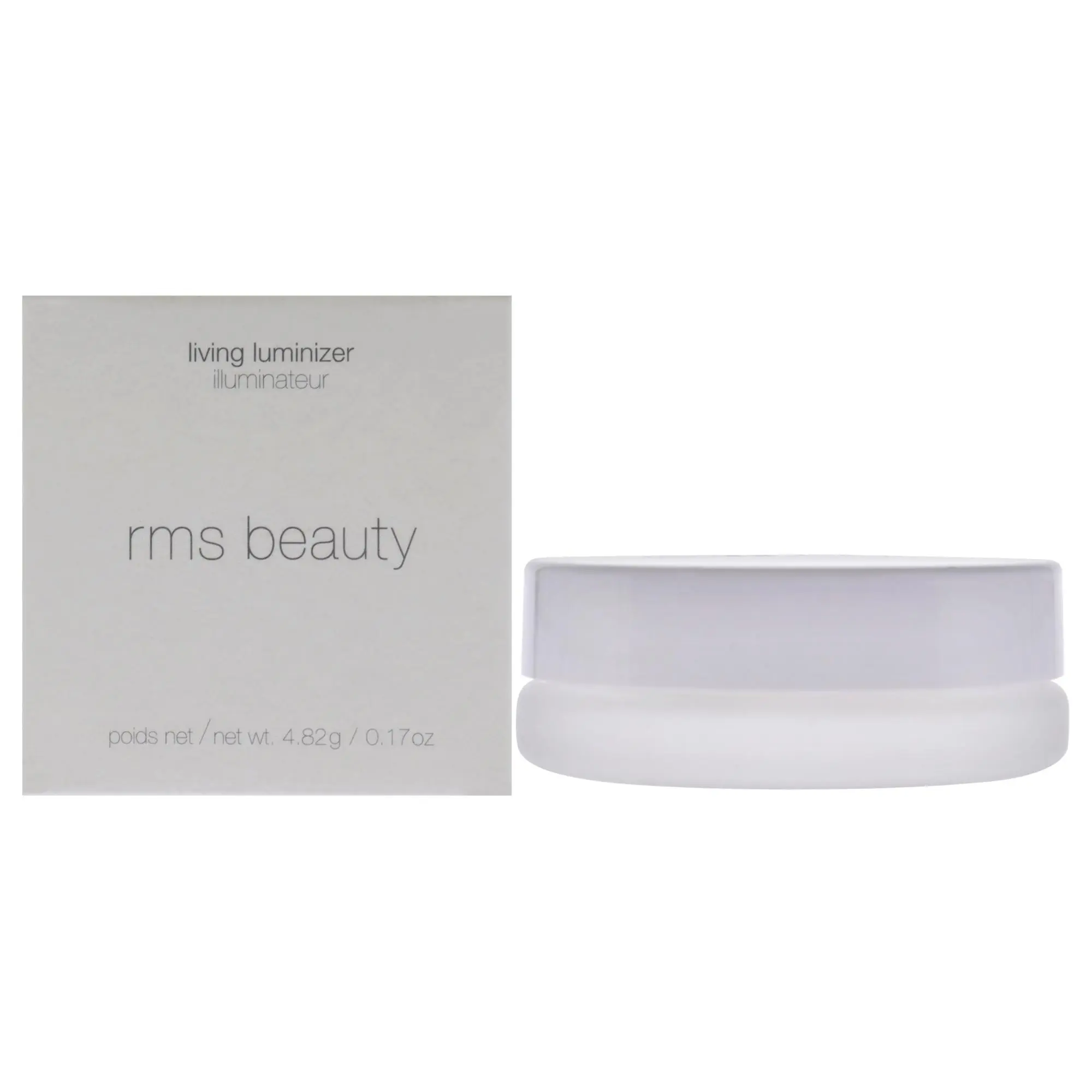 RMS Beauty Living Luminizer Compact Highlighter for Women - 0.17 oz, Daily Face Makeup Product, Delivers Natural Glow, 0.17Oz