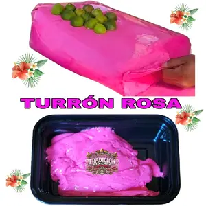 TurrónRosa Sweet Traditional Cotton Candy Flavor from Guadalajara - Pink Candy  includes  3oz