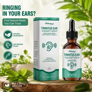 Ear Therapy Drops for Tinnitus Relief,Fast-Acting Ear Drops to Reduce Ringing,Buzzing & Discomfort in Ears, Daily EarCare Solution for Ear Health Maintenance 30m1