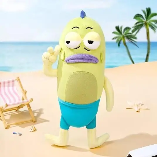 “Unbothered Peace Sign” Bystander Fish Plush