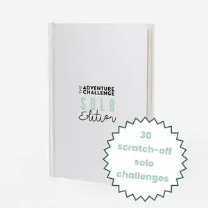 Solo Edition Scratch-off Book - 30 Self-Discovery Challenges + Journal