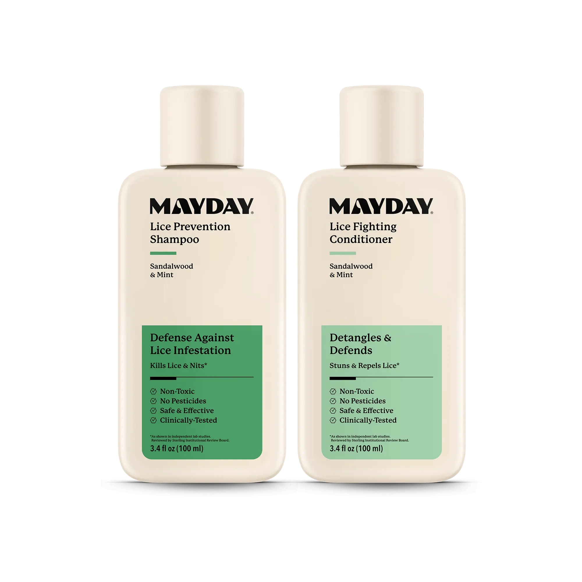 Daily Lice Prevention Shampoo & Conditioner Travel Bundle