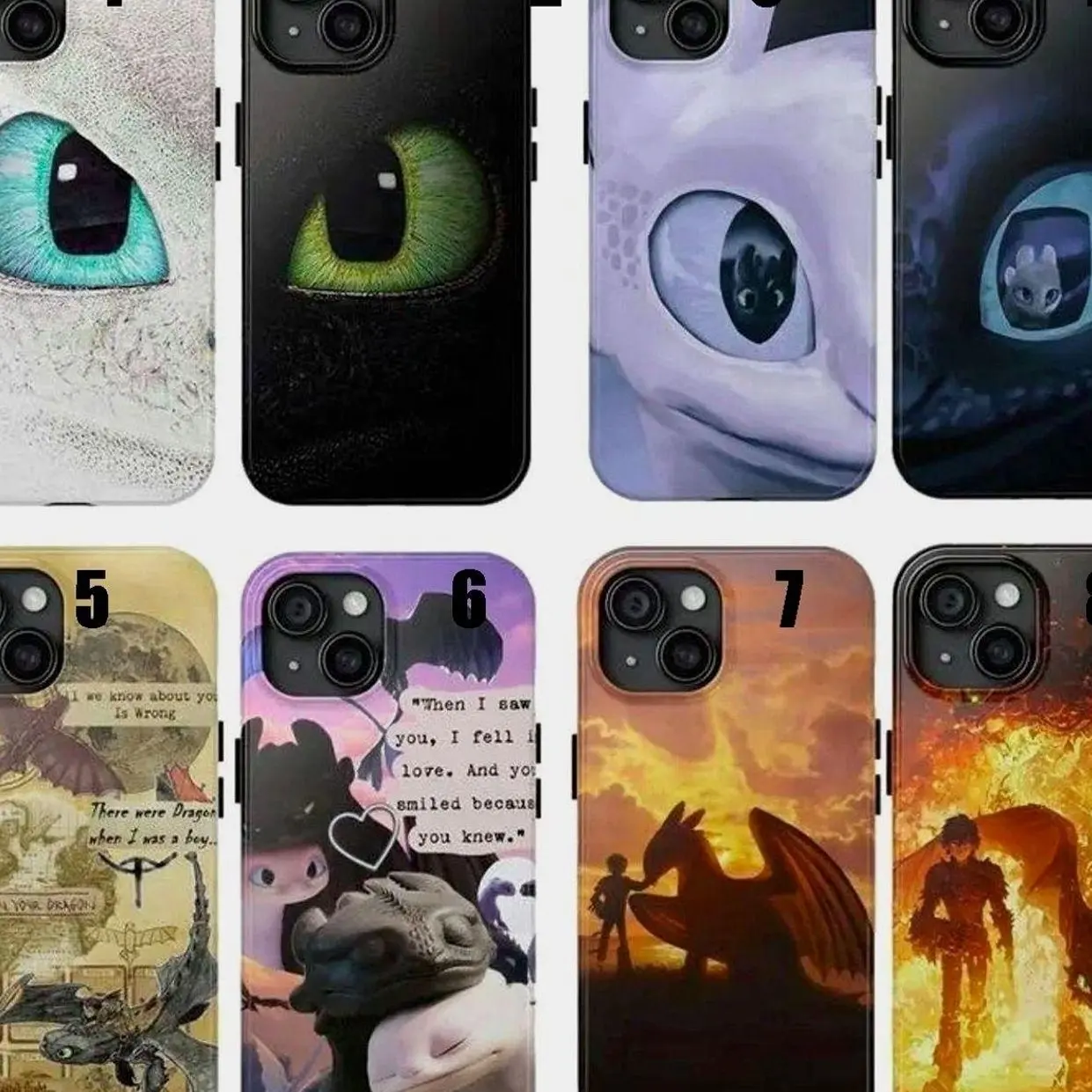 How To Train Your Dragon 2025 Phone Case, HTTYD Cinematic iPhone Cover Compatible with iPhone X, 11, 12, 13, 14, 15, 16 Plus Pro Promax