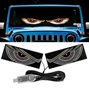 Car LED Devil Eye Decorative Light,1 Count Car Rear Tail Light, Car Decorative Light,Universal Car Exterior Decoration Accessories,Father's Day Gifts