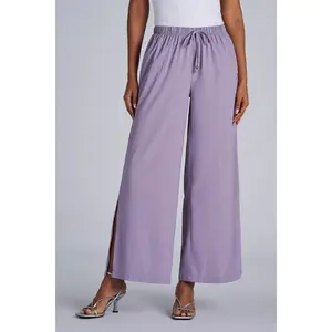 Women's Petra Wide Leg Pant | Lavender Gray