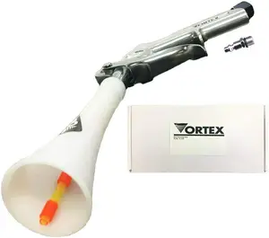Vortex II Air Cleaning   Pro Auto Detailing Tool for Deep Cleaning Interiors & Exteriors  Uses Air Compressor  Blasts Dust, Dirt & Grime Fast