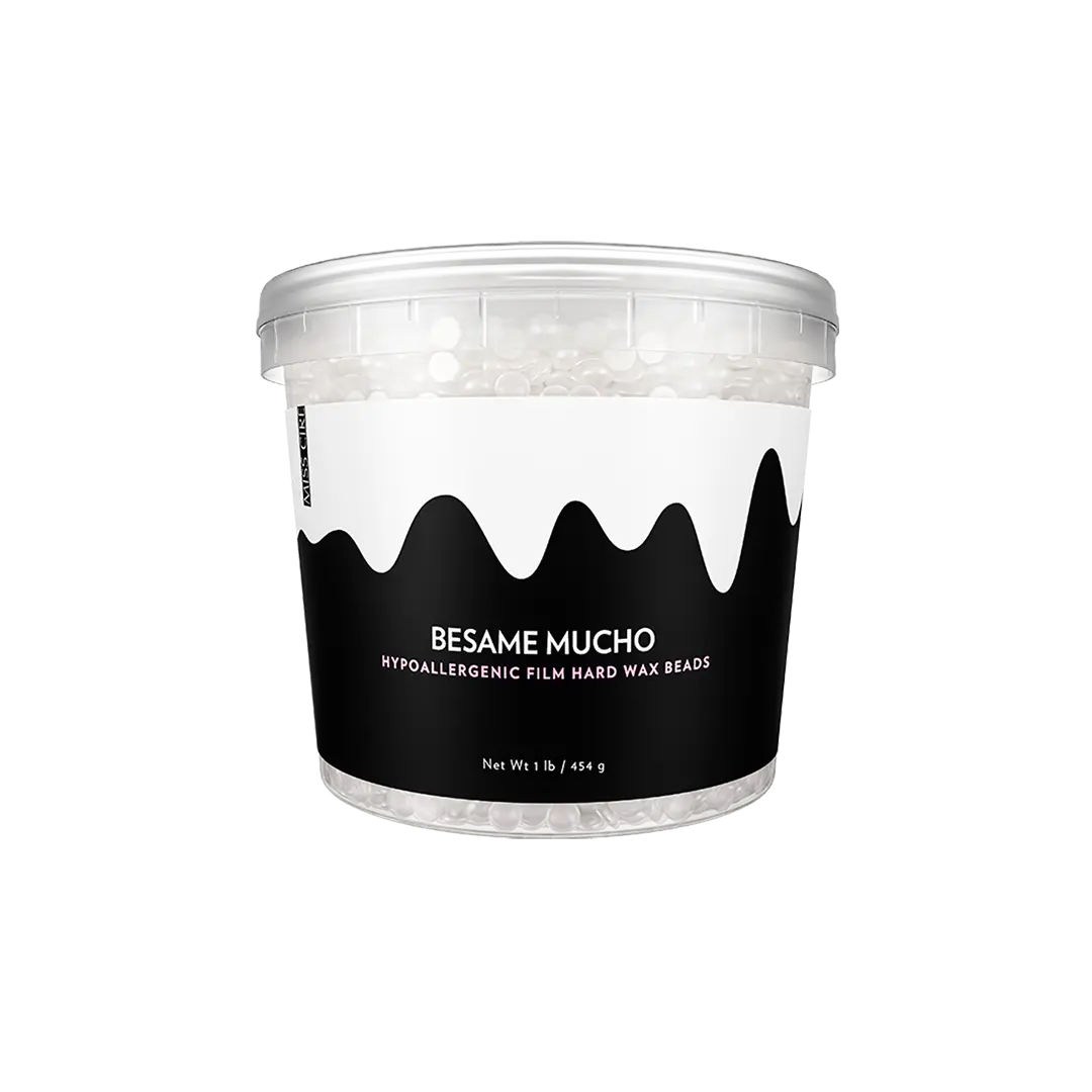 Besame Mucho Clear Hypoallergenic Vegan Film Hard Wax Beads - 1 Lb