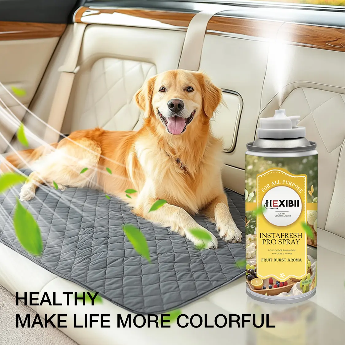 Pet Deodorizer Spray - Non-Toxic Scentsy Fresh Formula for Dogs & Cats, Instantly Eliminates Urine & Mold Odors, Long-Lasting Fragrance for Litter Boxes & Bedding, Summerwins
