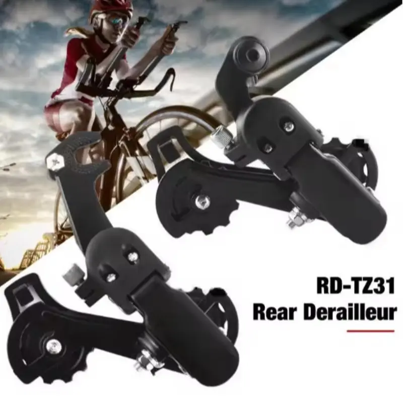 Mountain Bike Rear Derailleur Tz31 M310, 6/7/8 Speed Rear Cassette, 21 Hole Hook Design, Durable MTB Accessory, Bike Accessories, Bicycle Parts
