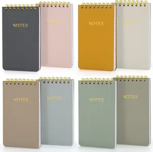 Aesthetic Pocket Notebooks Set Of 8 - Small 3x5 Spiral Notepads With Lined Pages For Women - The Perfect Little Mini Pads to Stay Organized and Boost Productivity at Work or School